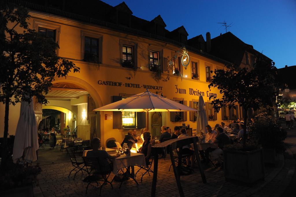 Gasthof Zum Weissen Lamm Sommerach Kültér fotó