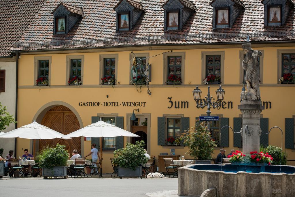 Gasthof Zum Weissen Lamm Sommerach Kültér fotó